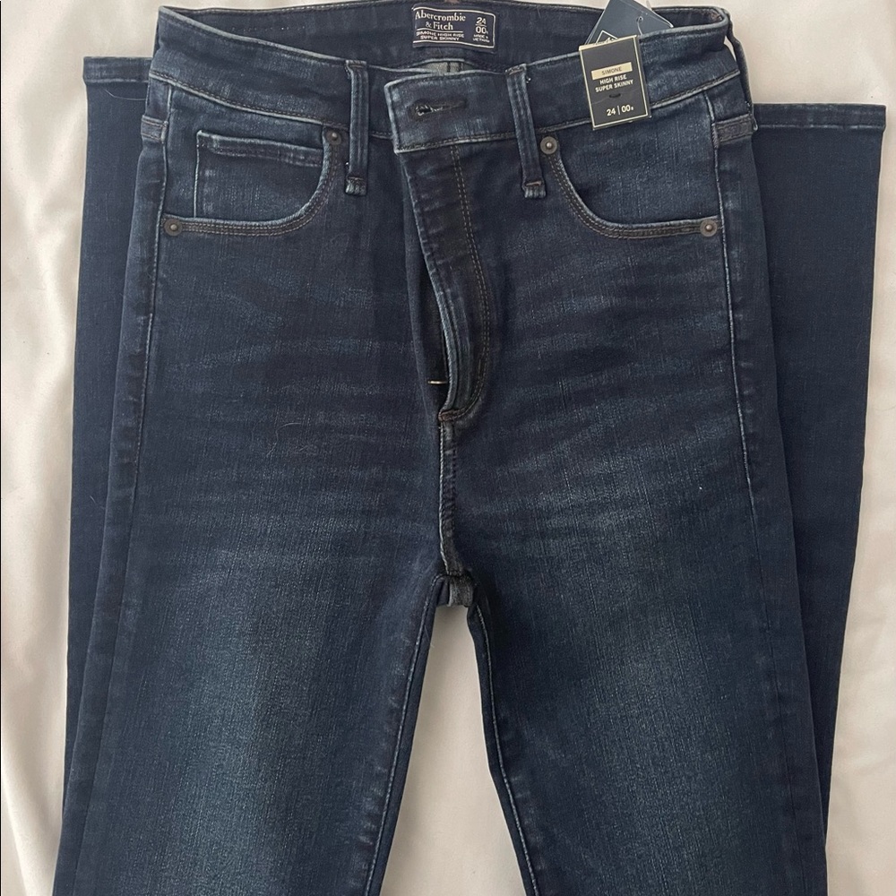 Abercrombie High Rise Super Skinny Simone Jeans